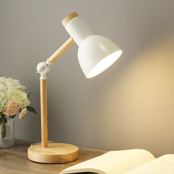 Dyed Wooden Table Lamp | Kalsten