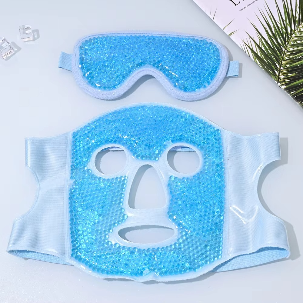 Kalsten | Cold and Hot Therapy Full Face Gel Bead Mask with Eye Compress
