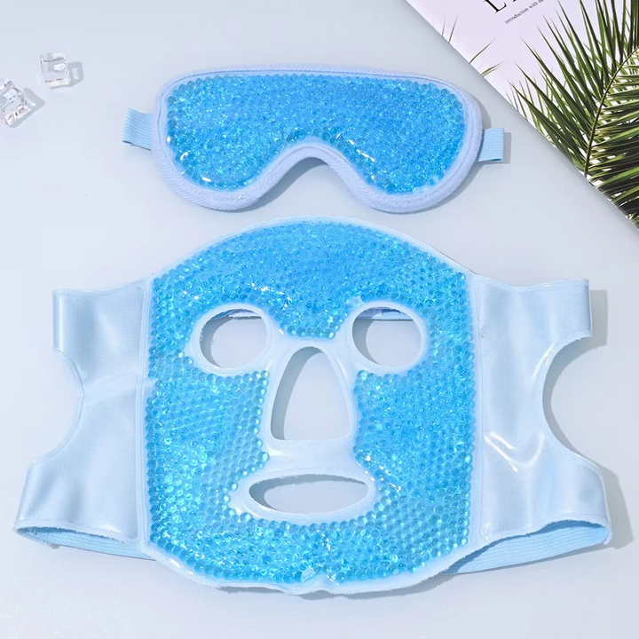 Kalsten | Cold and Hot Therapy Full Face Gel Bead Mask with Eye Compress