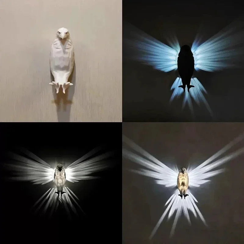 3D Eagle Wall Projection Lamp | Kalsten
