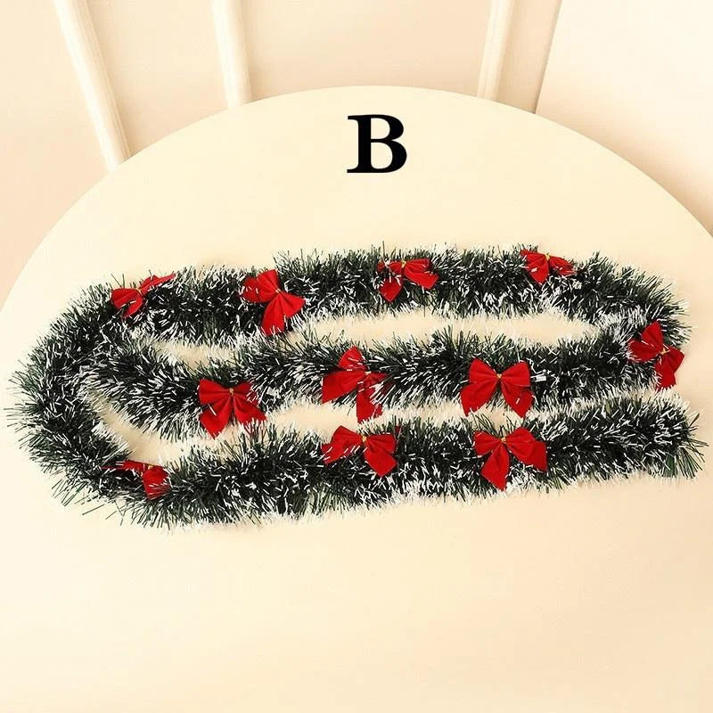 Christmas garland – Snow-flocked decor for indoor and outdoor decoration | Kalsten
