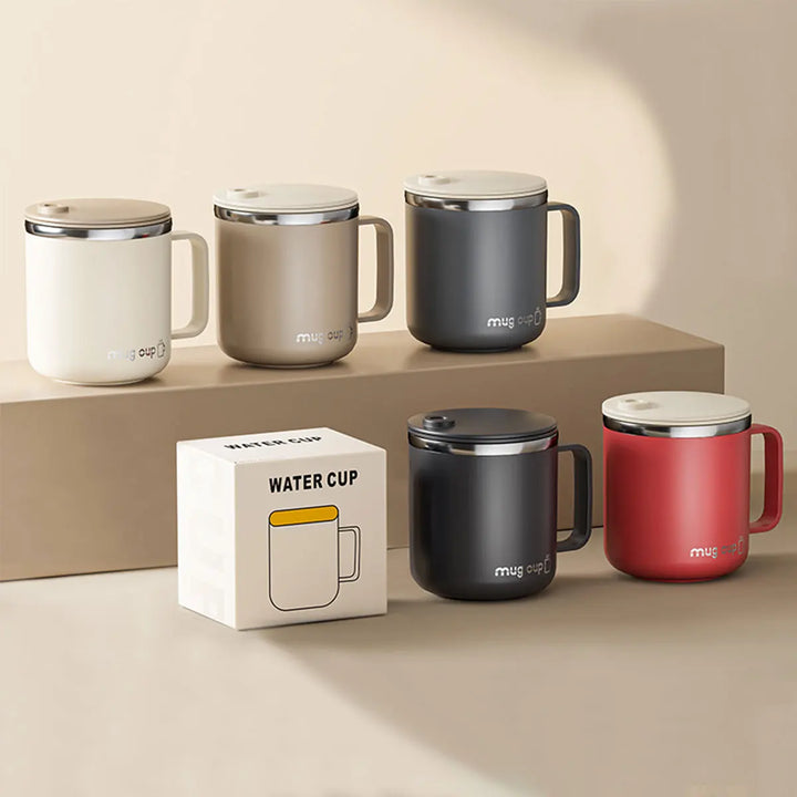 Insulated stainless steel coffee cup with lid | Kalsten