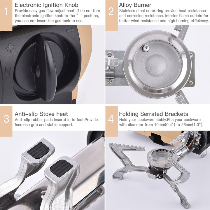 Outdoor Mini Portable Folding Gas Stove | Kalsten