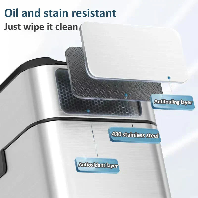 Kalsten | Smart Stainless Steel Automatic Sensor Trash Bin