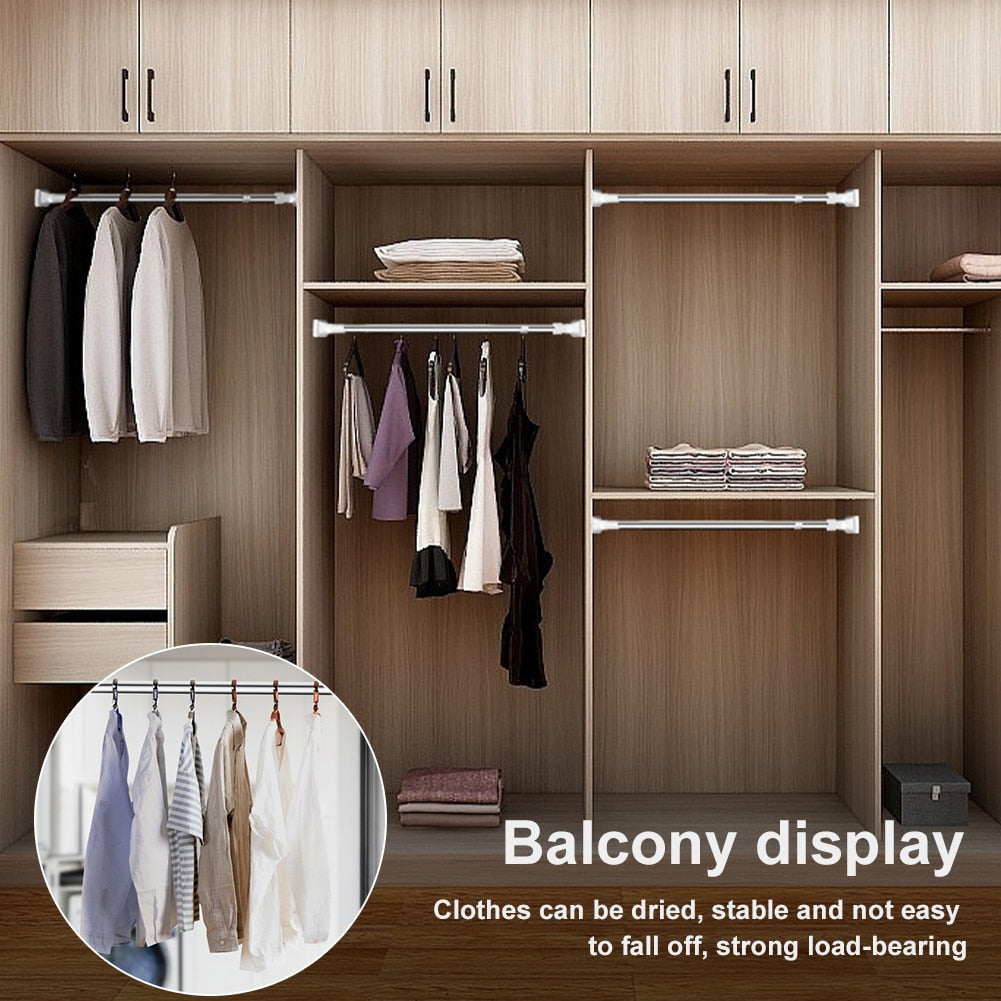Kalsten | Space Saver Adjustable Telescopic Clothes Hanger Rod