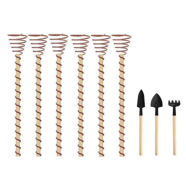 Kalsten | VerdoraFlux Electroculture Plant Antennas | Copper Growth Rods for Garden & Potted Plants | Promoting Plant Growth Without Fertilizer