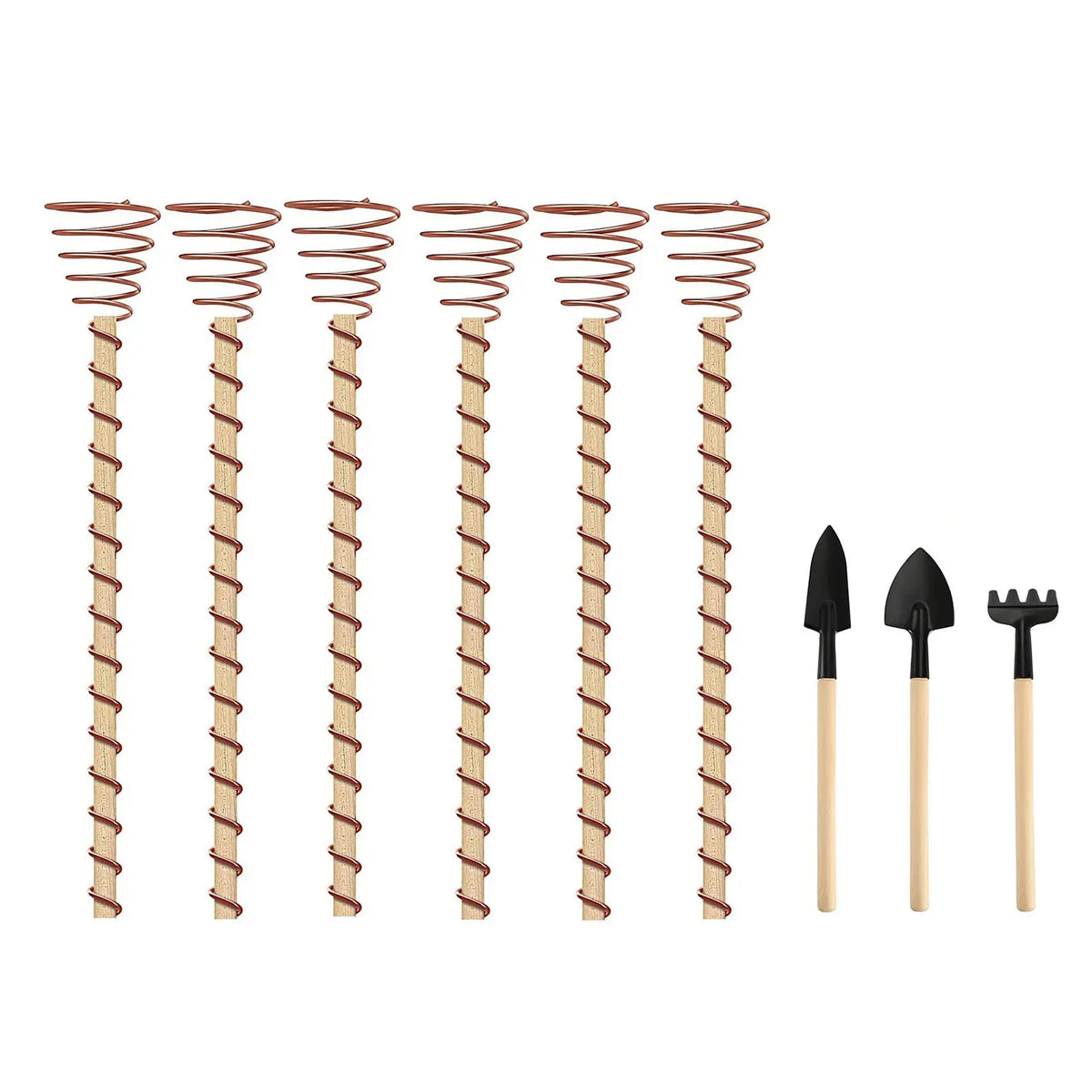 Kalsten | VerdoraFlux Electroculture Plant Antennas | Copper Growth Rods for Garden & Potted Plants | Promoting Plant Growth Without Fertilizer