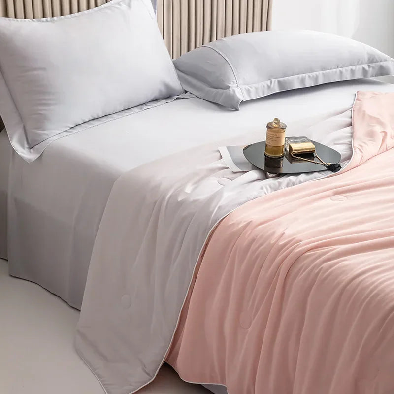 High-Quality Cooling Blanket – Smooth Air-Conditioning Comforter, Lightweight Summer Quilt with Double-Sided Cooling Fabric | Kalsten