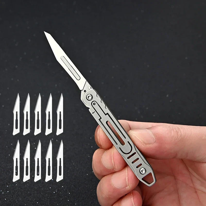 Kalsten | Replaceable Blades Foldable EDC Knife