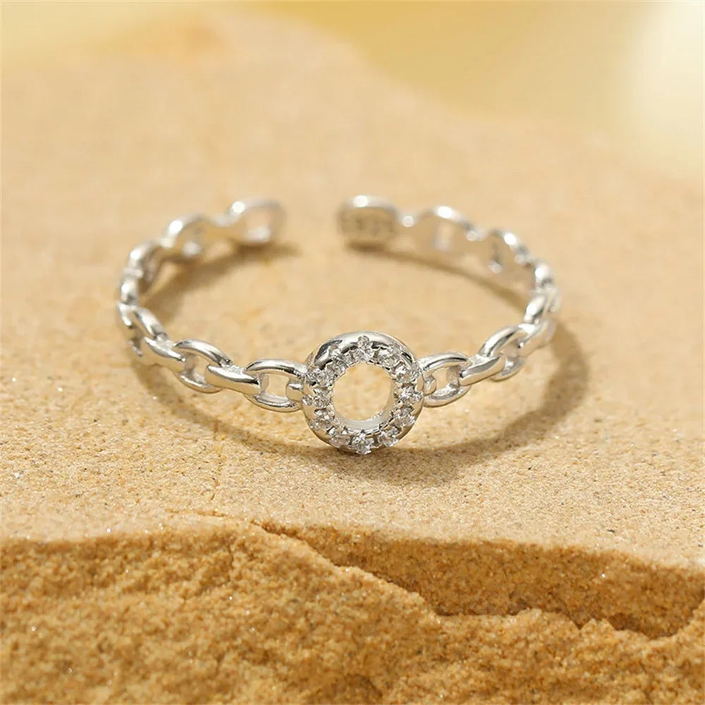 Kalsten | Dainty Diamond Letter Initial Ring
