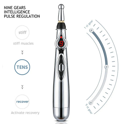 Skanto | Multifunctional Acupuncture Massage Pen - 5 Heads