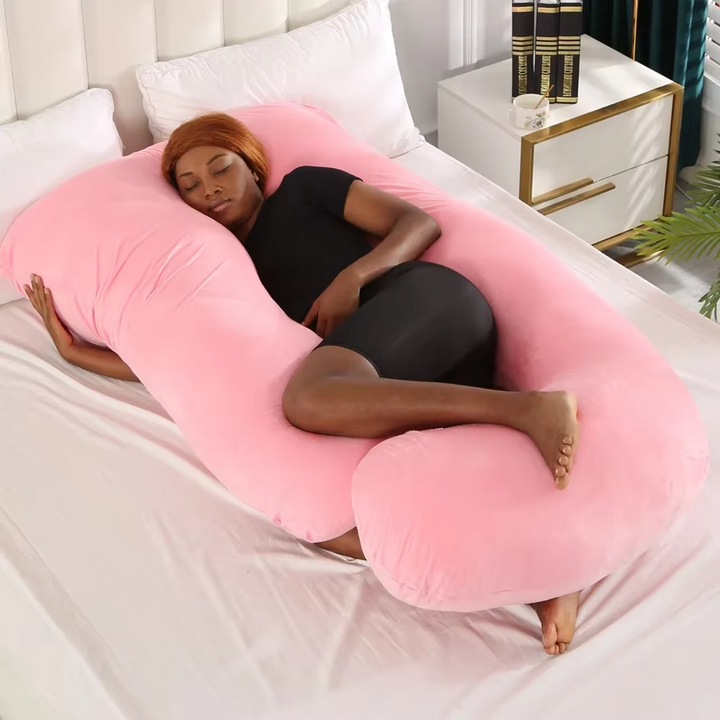 Kalsten | J-Shaped Maternity Support Pillow for Side Sleeping and Breastfeeding