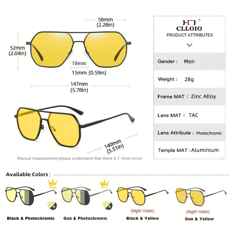 Unisex sunglasses with photochromic lenses | Kalsten