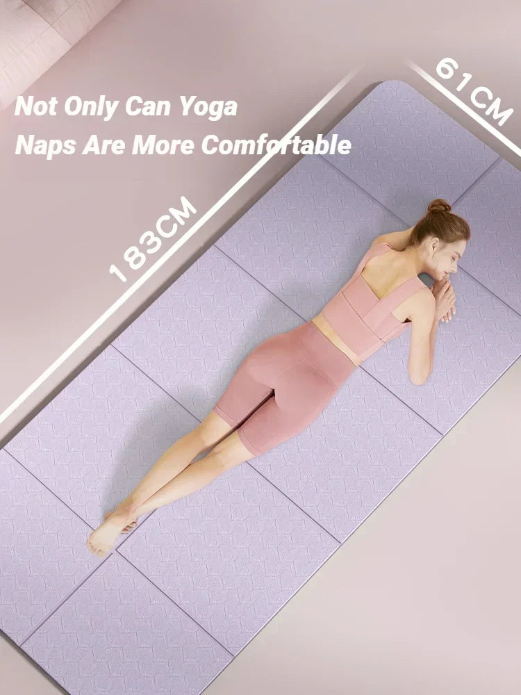 Kalsten | YogaMat FlexFold | Foldable & Lightweight | Double-Sided Non-Slip | Eco-Friendly TPE