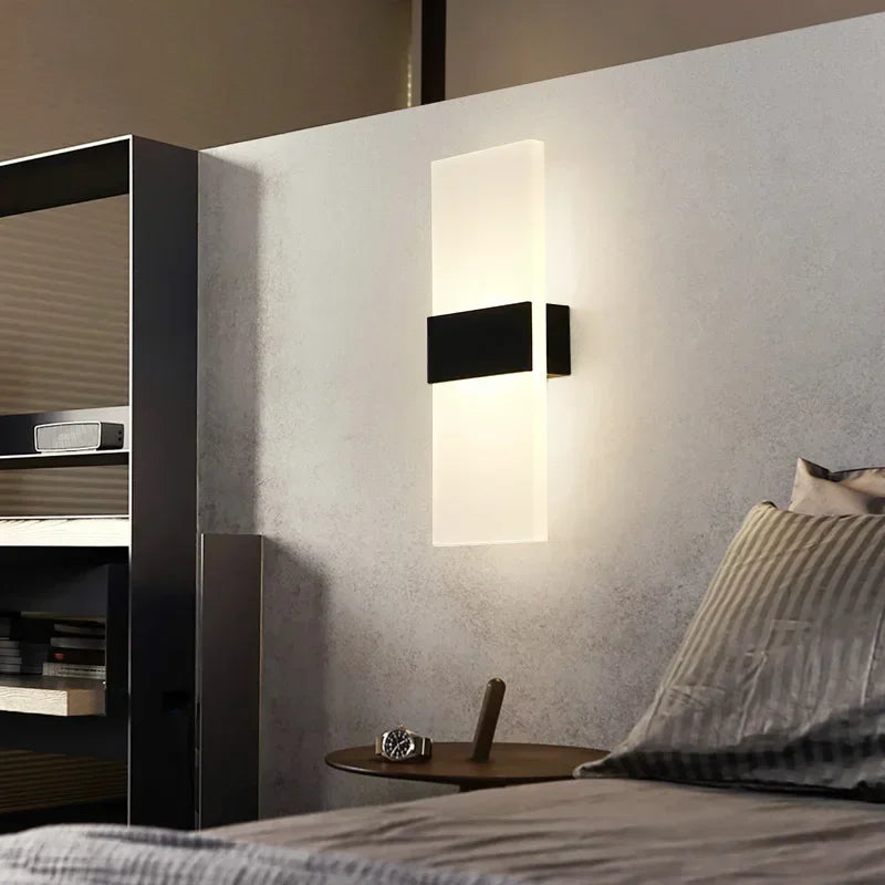 Modern LED Wall Lamp – Up & Down Wall Sconce for Bedroom, Living Room, and Corridor | Kalsten