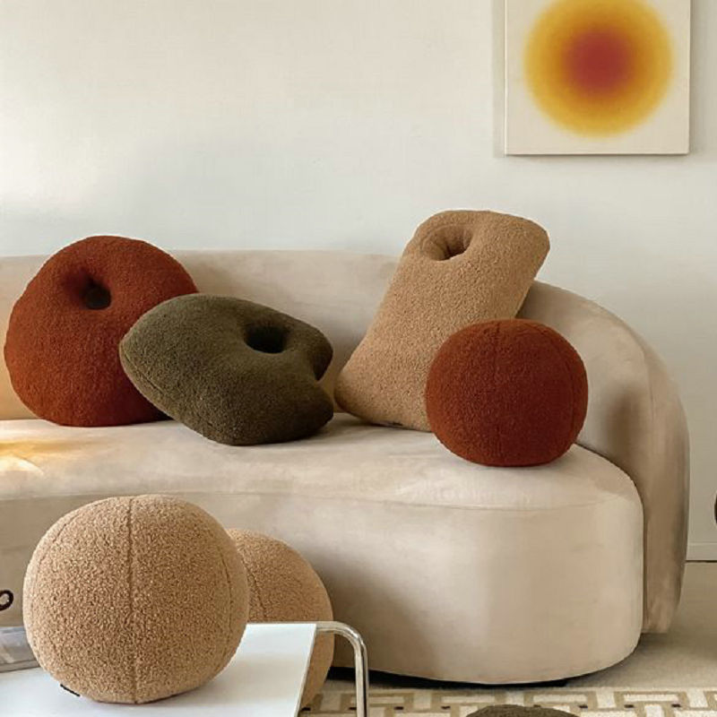Fluffy Pebble Cushions | Kalsten