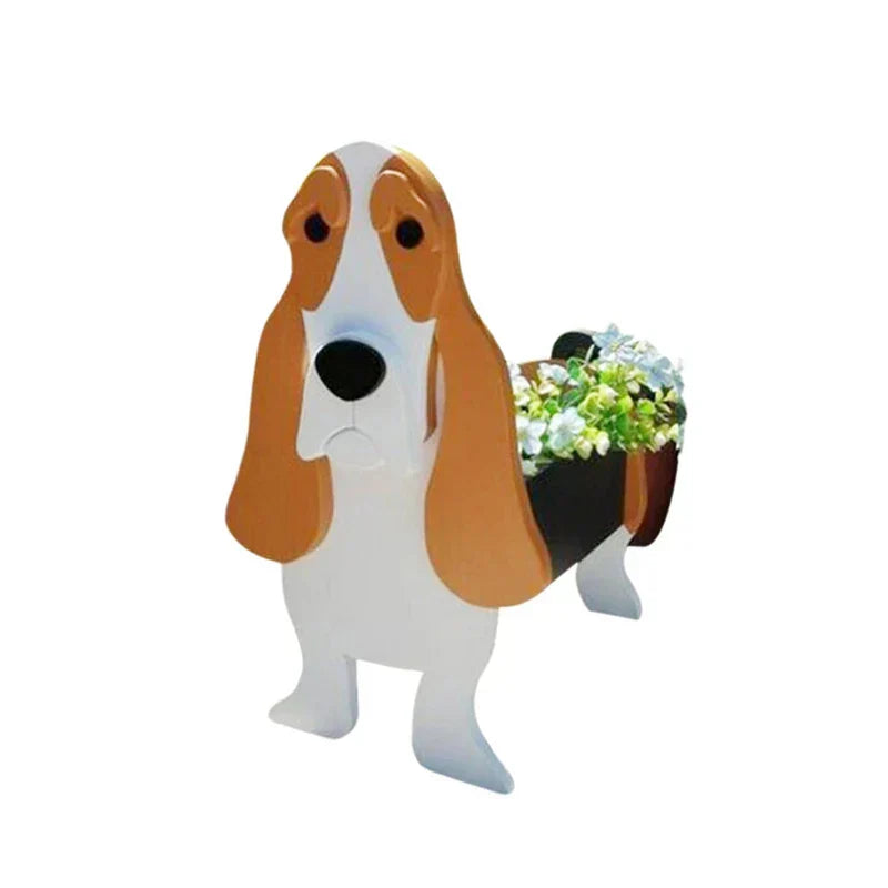 Kalsten | Flower Pot - Pawsome - Dog Plant Container - Various Breeds
