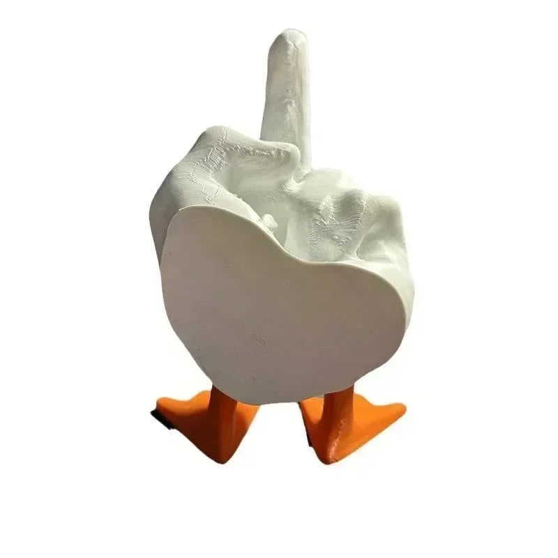 Middle Finger Resin Duck Decor | Kalsten
