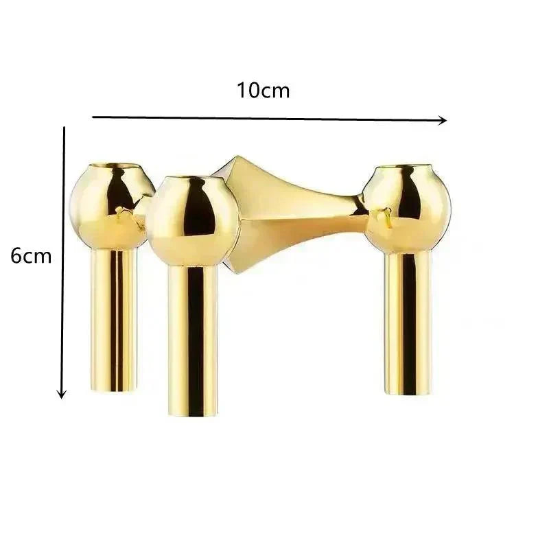 Modern Metal Candle Holder – Nordic Style