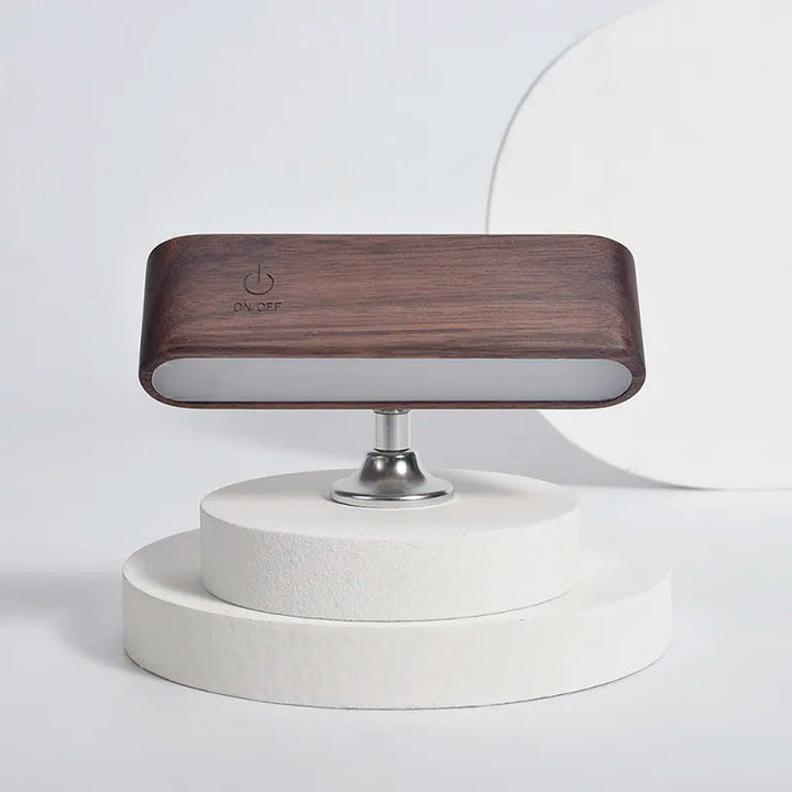 Rotatable Magnetic Wooden Rechargeable LED Night Lamp | Kalsten