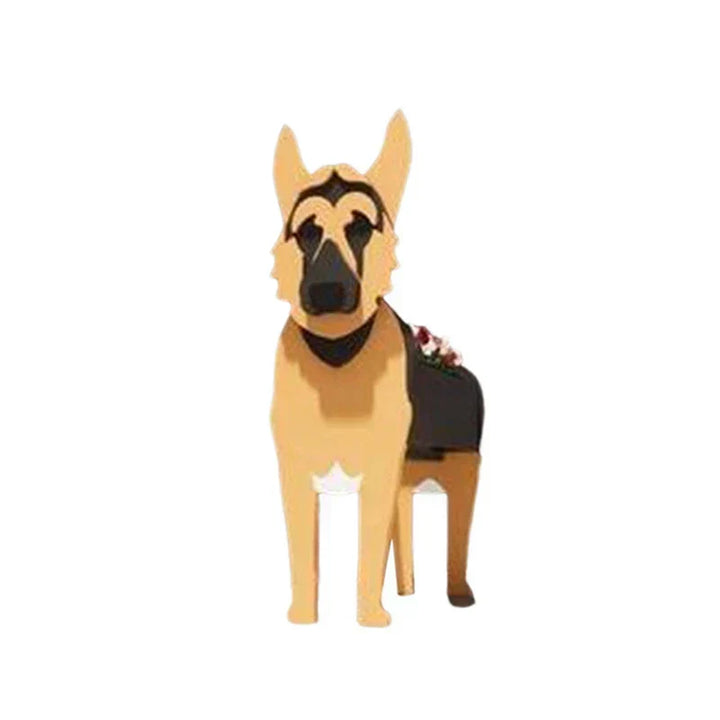 Kalsten | Flower Pot - Pawsome - Dog Plant Container - Various Breeds