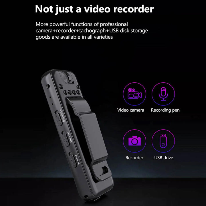 Pocket Spy Mini Clip-On Video Recorder Camera | Kalsten