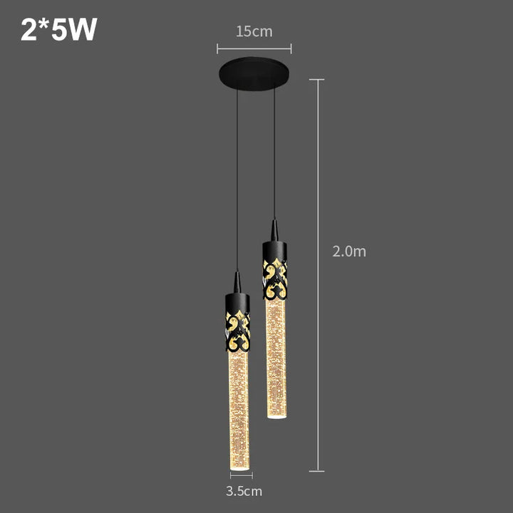Kalsten | Chandelier with crystal pendants