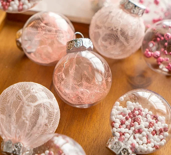 Transparent hollow ball Christmas tree decoration | Kalsten