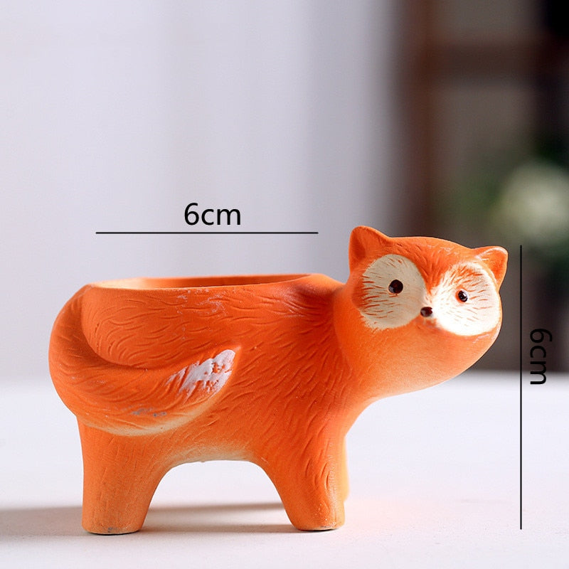 Cute Animal Cartoon Flower Pot | Kalsten
