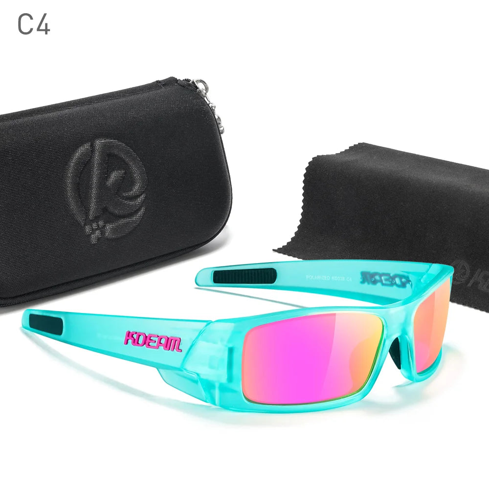 Photochrome Sunglasses Black Frame with Case | Kalsten