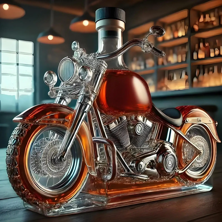 Kalsten | Harley Motorcycle Shaped Whiskey Decanter for Home Bar