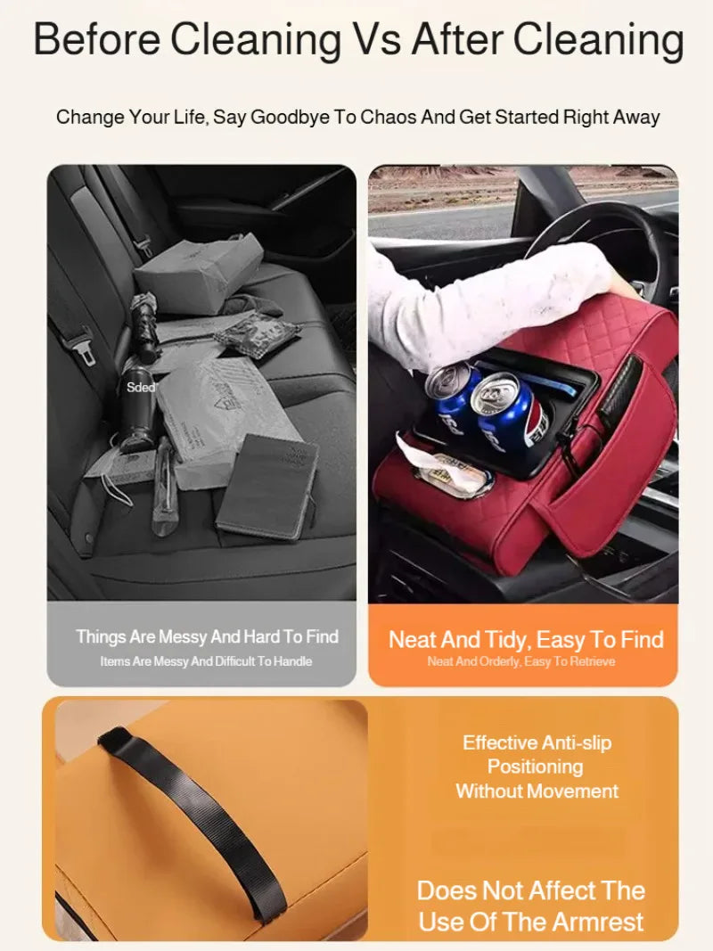 Car Armrest Organizer 5-in-1 | Kalsten