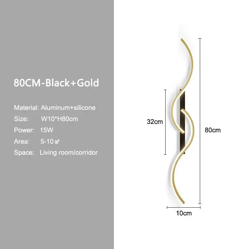 Modern LED Wall Lights – Up & Down Wall Lamps for Bedroom, Corridor, and Interior Home Lighting | Kalsten