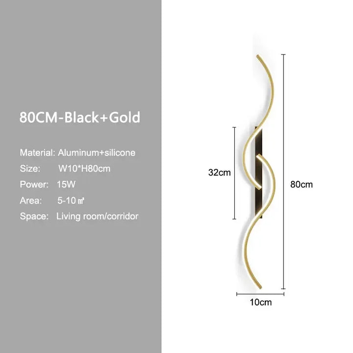Modern LED Wall Lights – Up & Down Wall Lamps for Bedroom, Corridor, and Interior Home Lighting | Kalsten