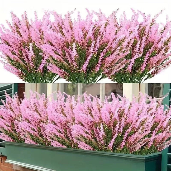 Kalsten | Floraven Lavender Bouquet | Artificial & Carefree | 5 Stems | For Indoor & Outdoor