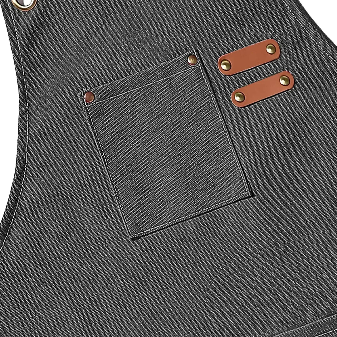 Canvas apron with pockets, adjustable, Unisex | Kalsten