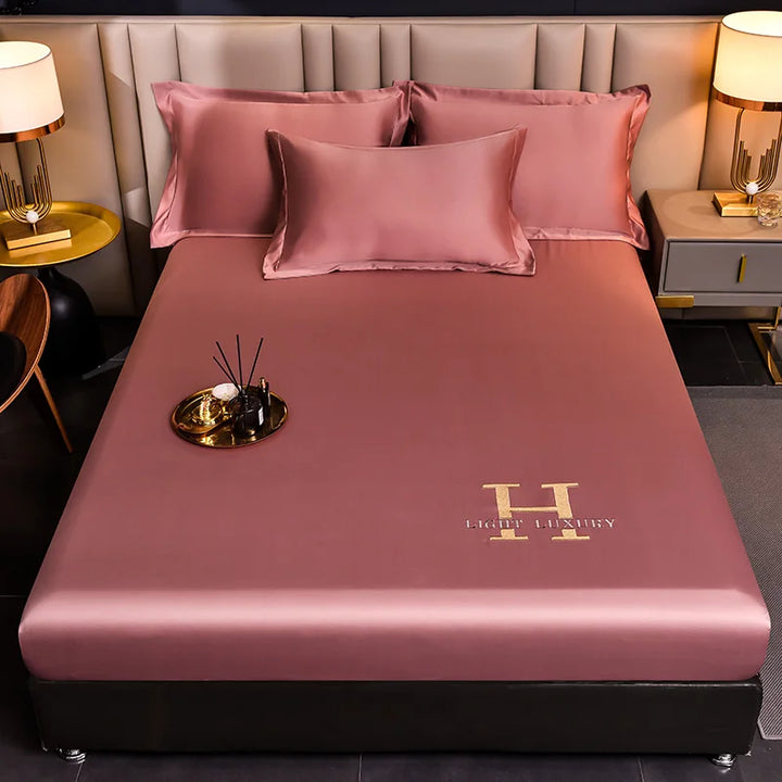 Kalsten | Solid Color Silk Bed Sheet