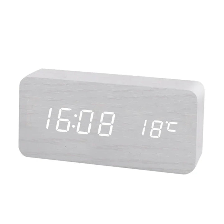LED Digital Alarm Clock with Temperature