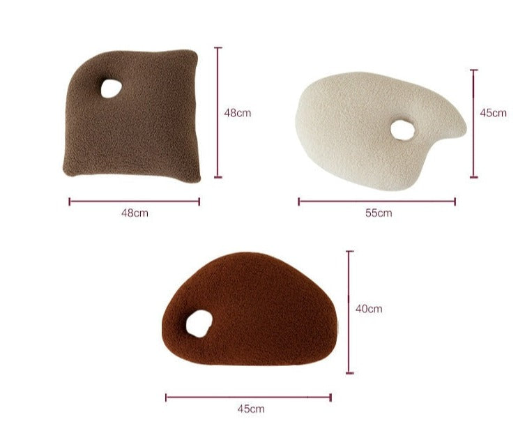 Fluffy Pebble Cushions | Kalsten