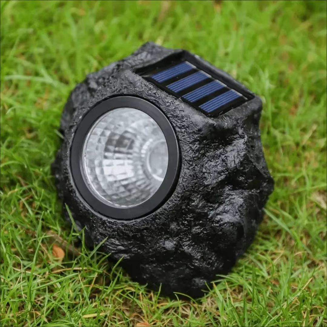 Kalsten | Solar-Powered LED Stone Spotlight for Outdoor Landscaping