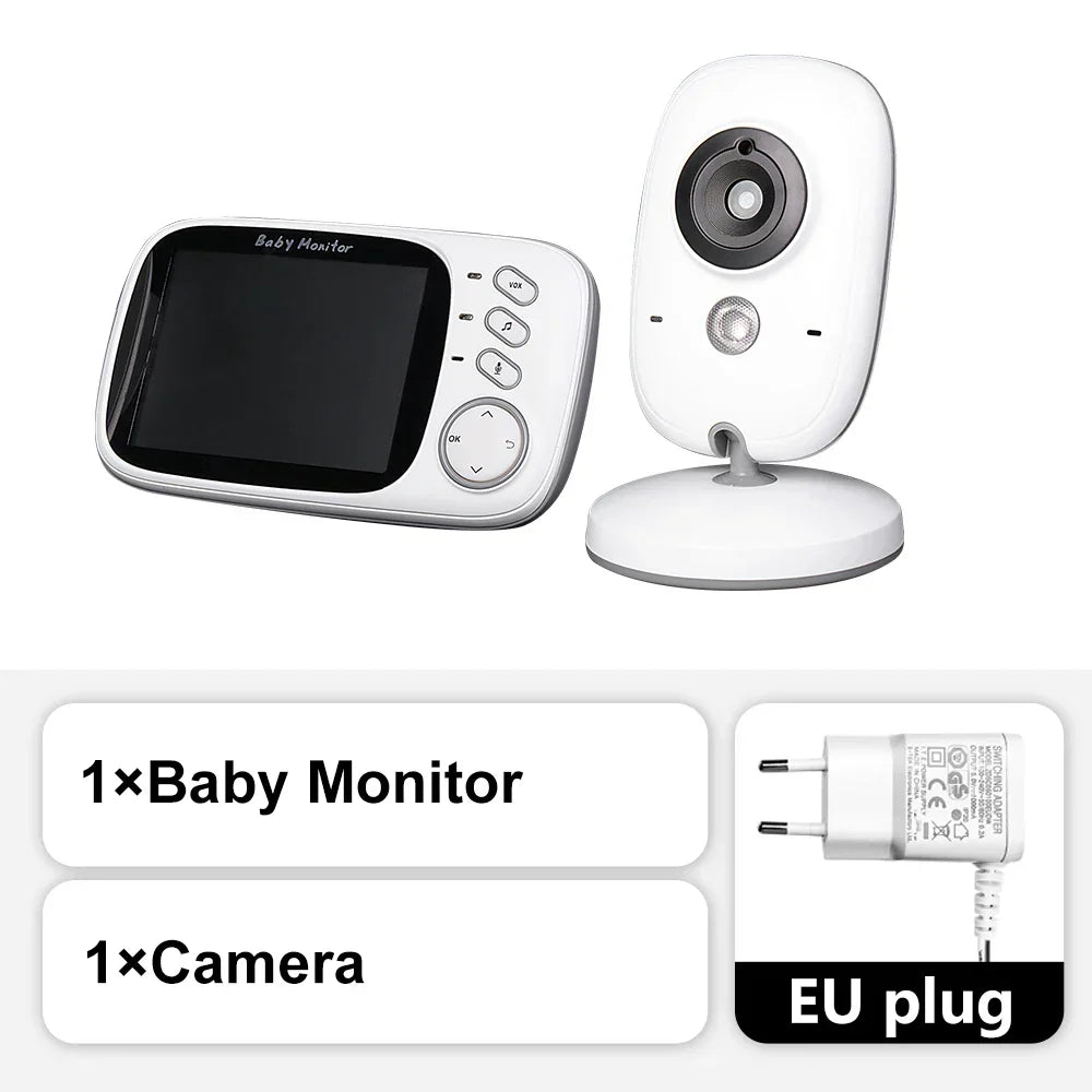 Kalsten | 3.5-Inch Video Baby Monitor with Night Vision, Temperature Display and Two-Way Audio