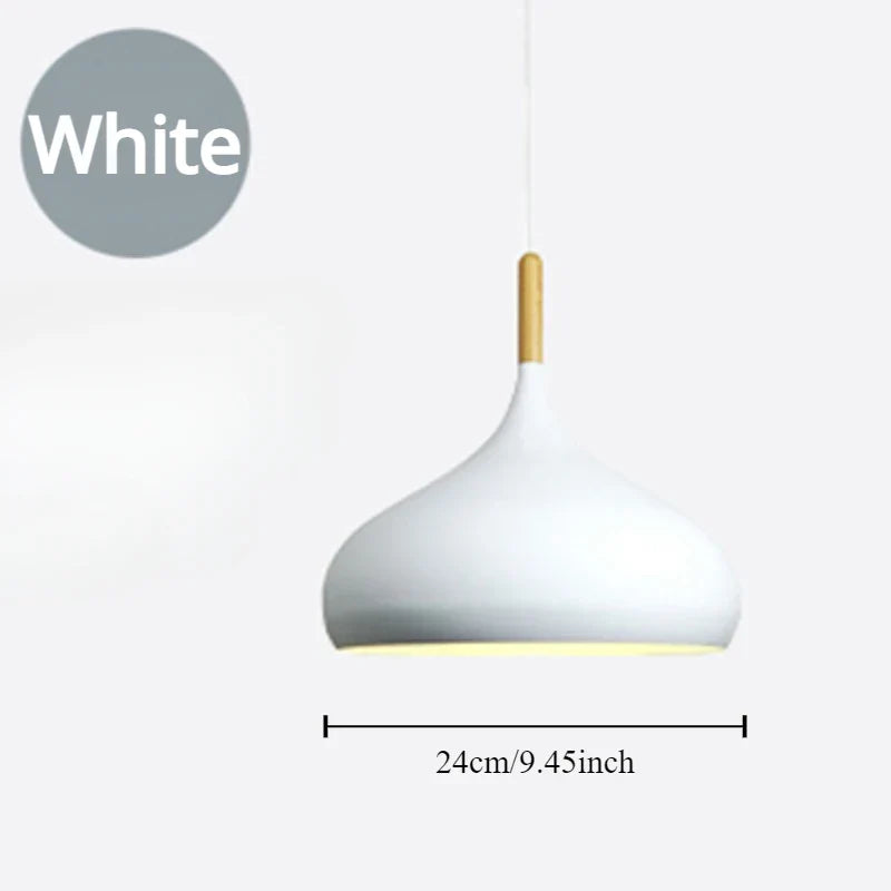 Modern Macaron Pendant Lamp – Colorful LED Chandelier for Bedroom, Restaurant, Office & Living Room – Adjustable Aluminum Hanging Light | Kalsten