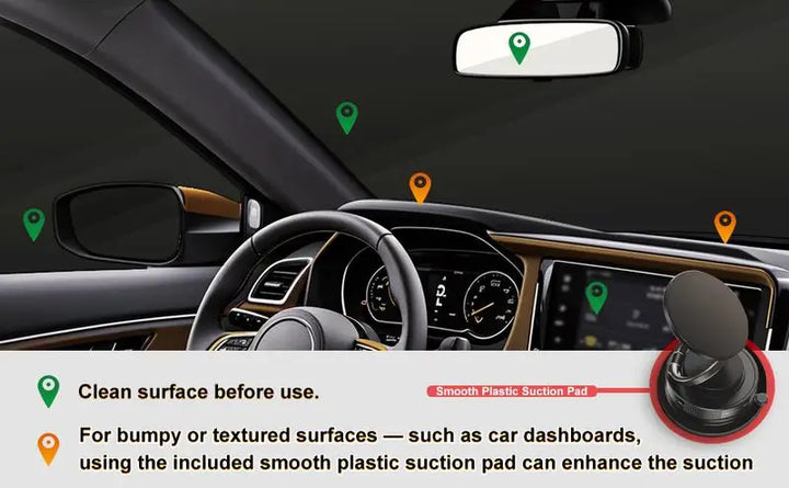 360° Magnetic Car Phone Holder
