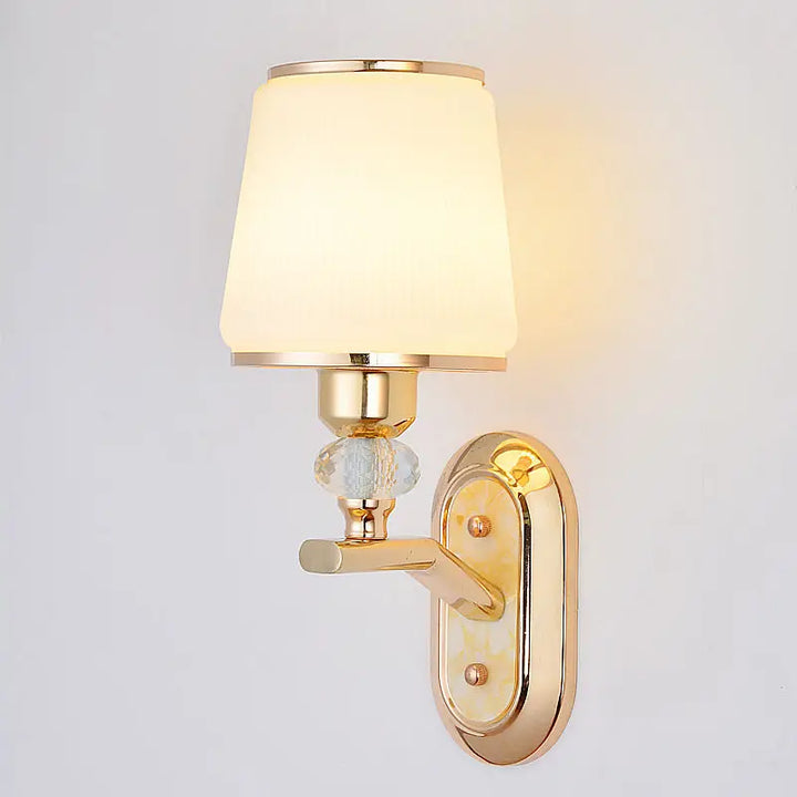 Modern LED Wall Lamp with Glass Lampshade | Wall Sconces | Kalsten
