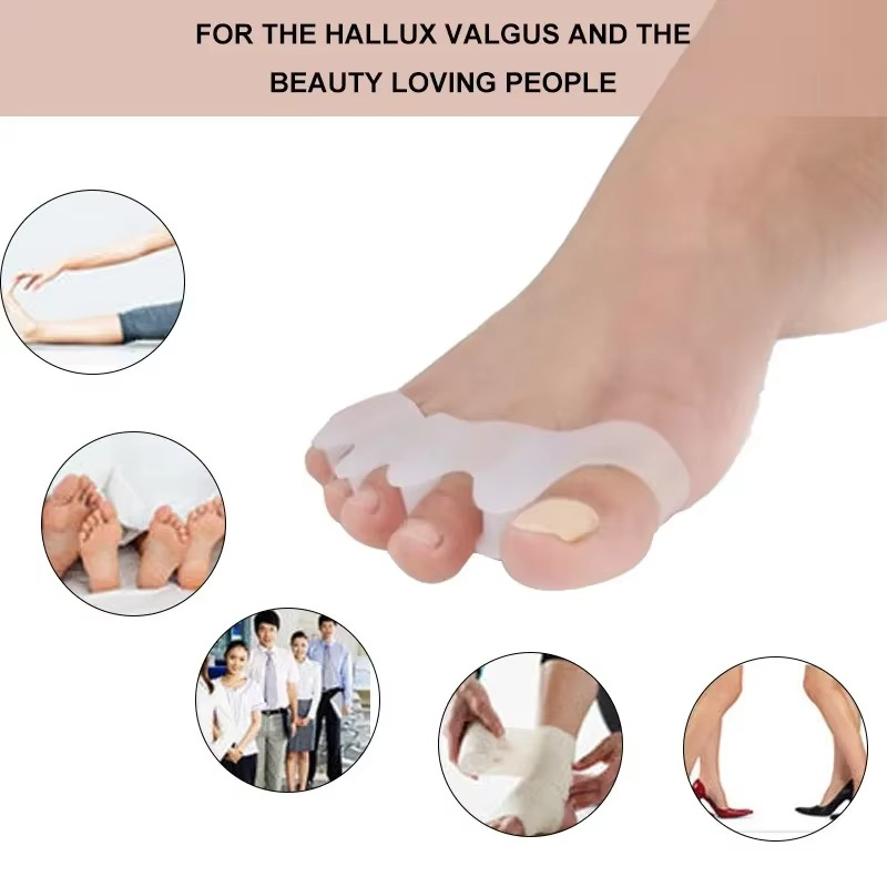 Kalsten | Soft Silicone Toe Separators for Bunion Relief and Alignment, 1 Pair