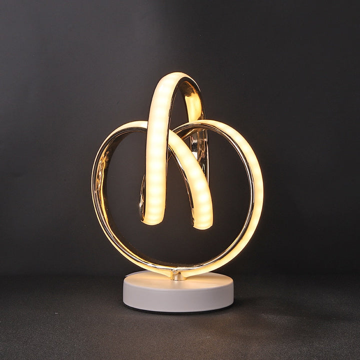 SpiralGlow – Sleek LED Table Lamp with Cozy Warm Light | Kalsten