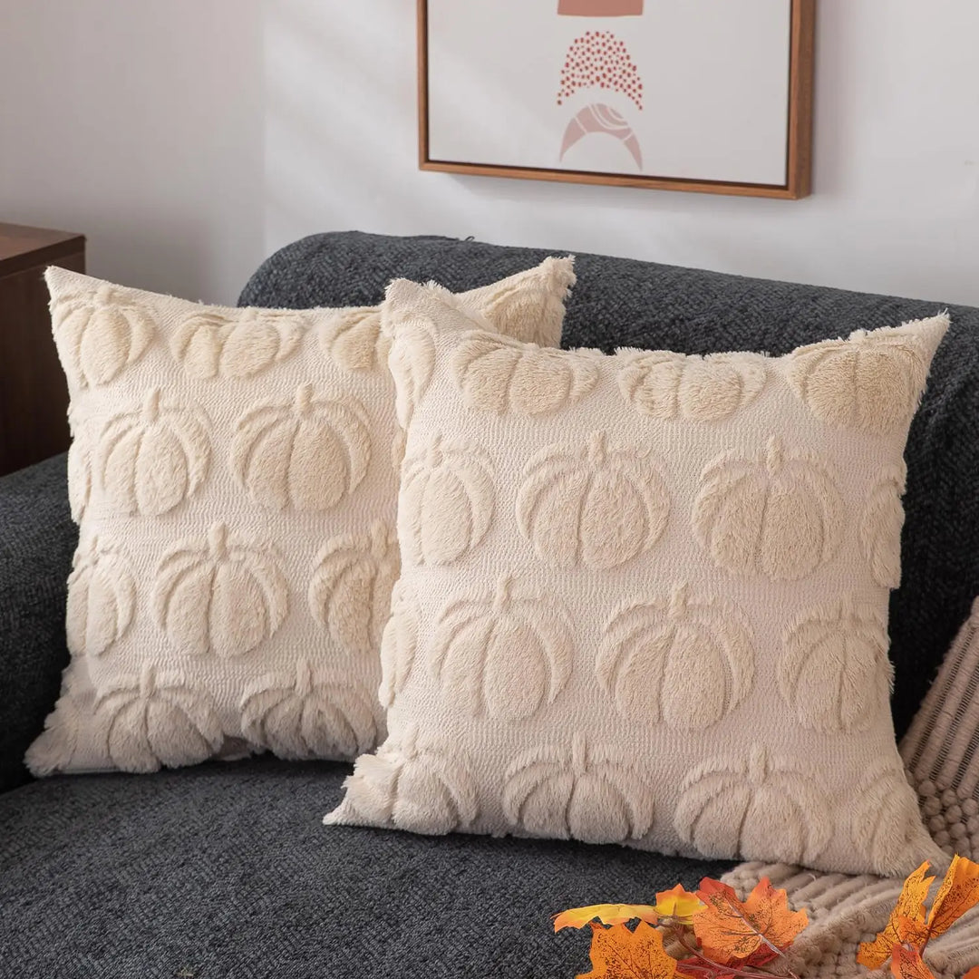 Céleste Cushion Cover - Luxury Autumn Cushion Cover made of Faux Fur – Warmth & Style Kalsten