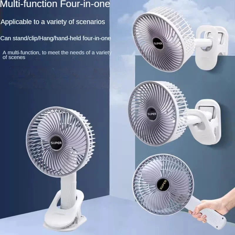 Kalsten | Clip-on Portable Compact USB Rechargeable Cooling Fan