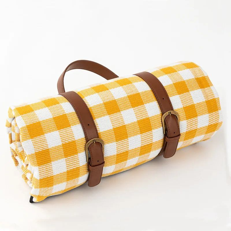 NovaPlaid | Waterproof Foldable Picnic Blanket with Carry Strap | Kalsten
