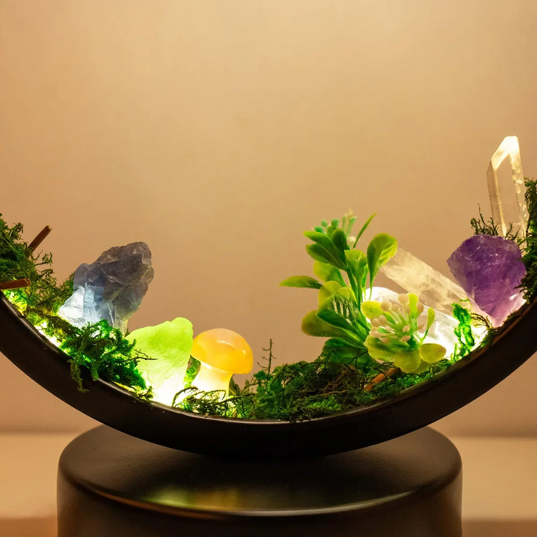 Natural Quartz Forest Lamp | Kalsten